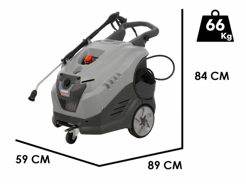 Comet New Scout 150 Classic - Nettoyeur haute pression eau chaude professionnel - 150 bar max - 540 l/h