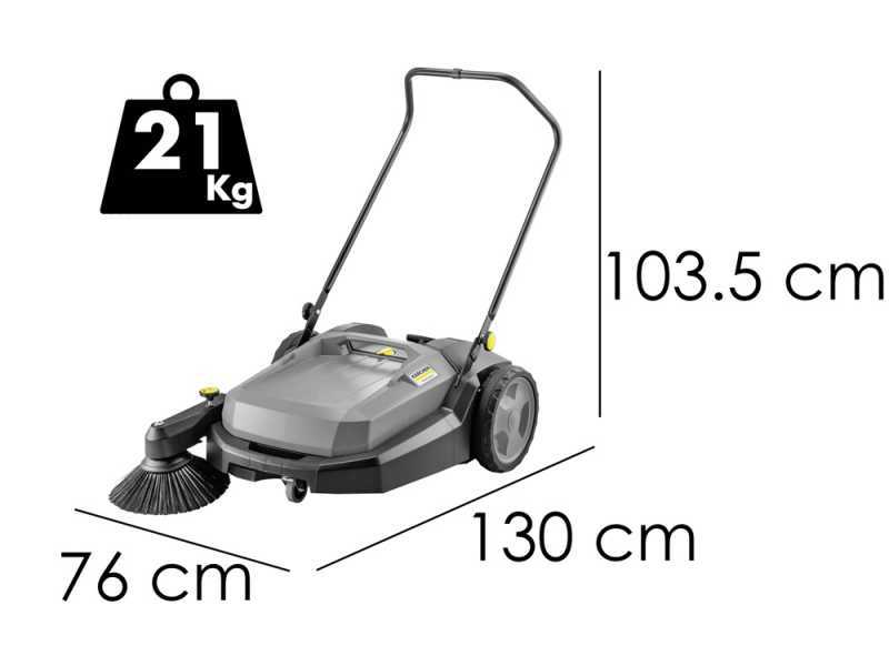 Karcher KM 70/20 C  - Balayeuse manuelle &agrave; pouss&eacute;e - avec bac de ramassage