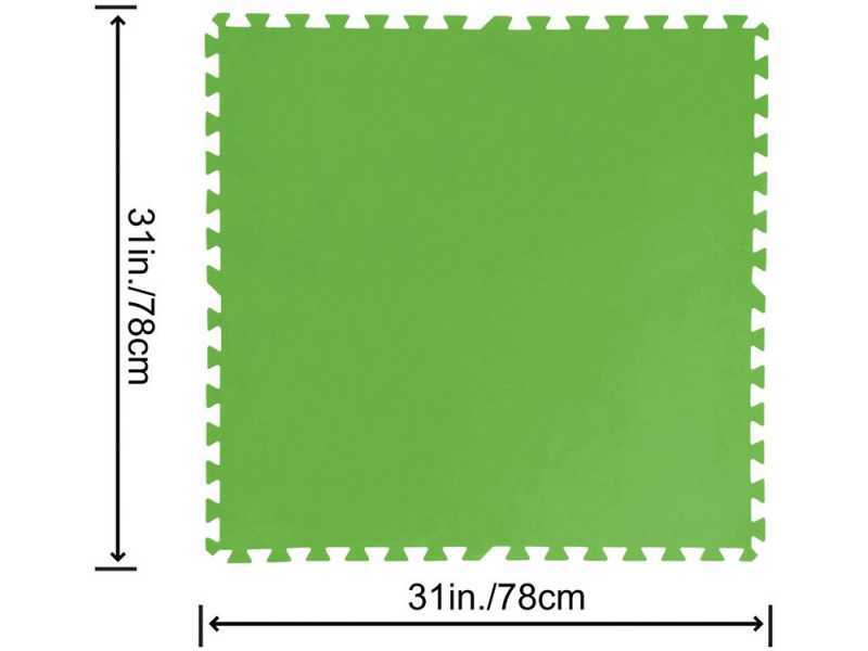 Tapis de sol pour piscine 78x78 cm Vert - INTEX