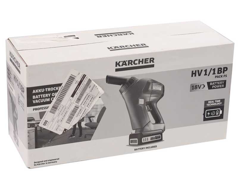 Karcher Pro HV 1/1 Bp FS - Aspirateur portable &agrave; poussi&egrave;res sur batterie - 18V - SANS BATTERIE NI CHARGEUR