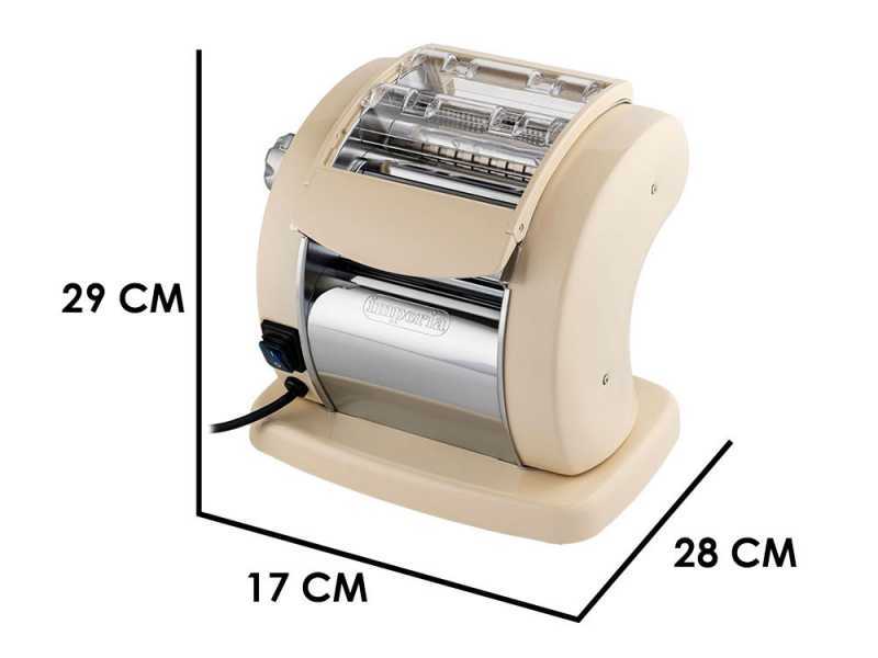 Imperia PastaPresto Classica crème  - Machine à pâtes électrique en INOX