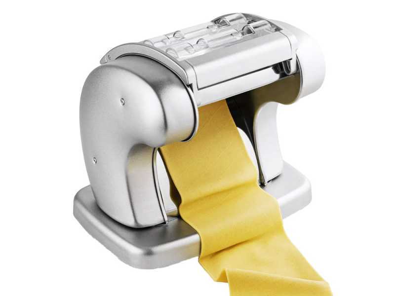 Imperia PastaPresto Gourmet - Machine &eacute;lectrique &agrave; p&acirc;tes - P&acirc;te bris&eacute;e - Gris argent&eacute;
