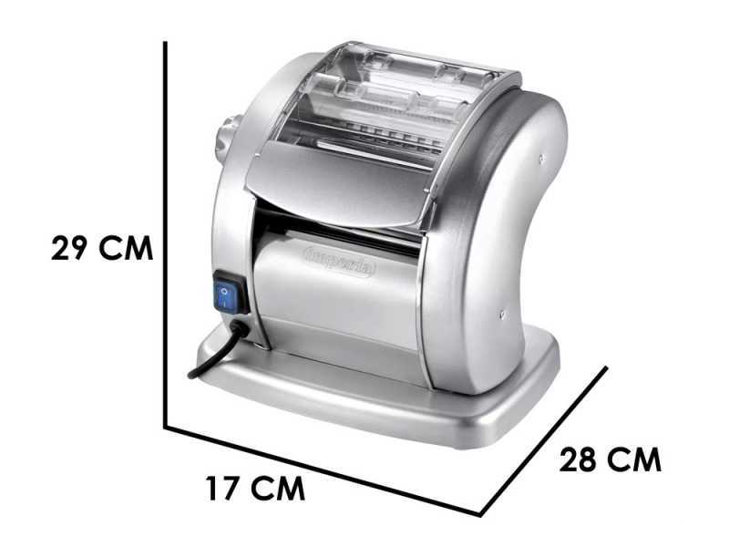 Imperia PastaPresto Gourmet - Machine &eacute;lectrique &agrave; p&acirc;tes - P&acirc;te bris&eacute;e - Gris argent&eacute;