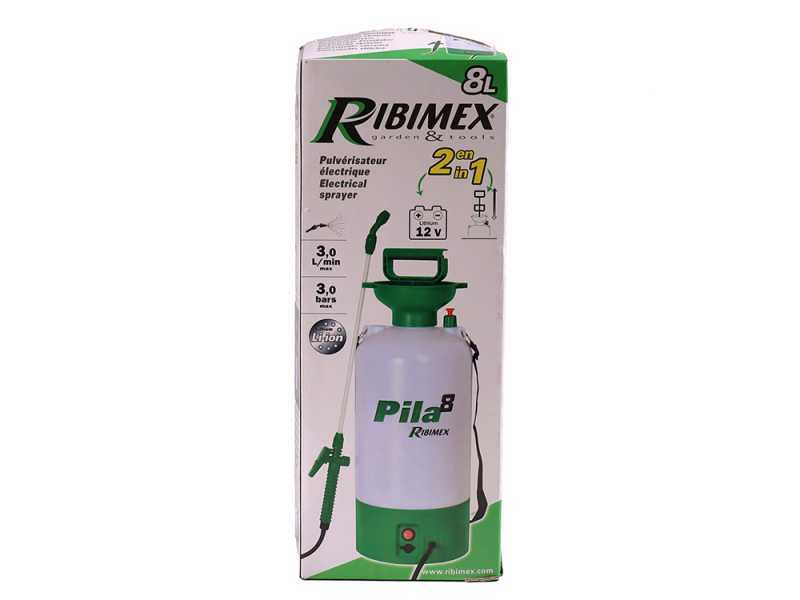 Ribimex PILA 8 - Pulv&eacute;risateur &agrave; dos sans fil  - 8 litres - 12V/4Ah