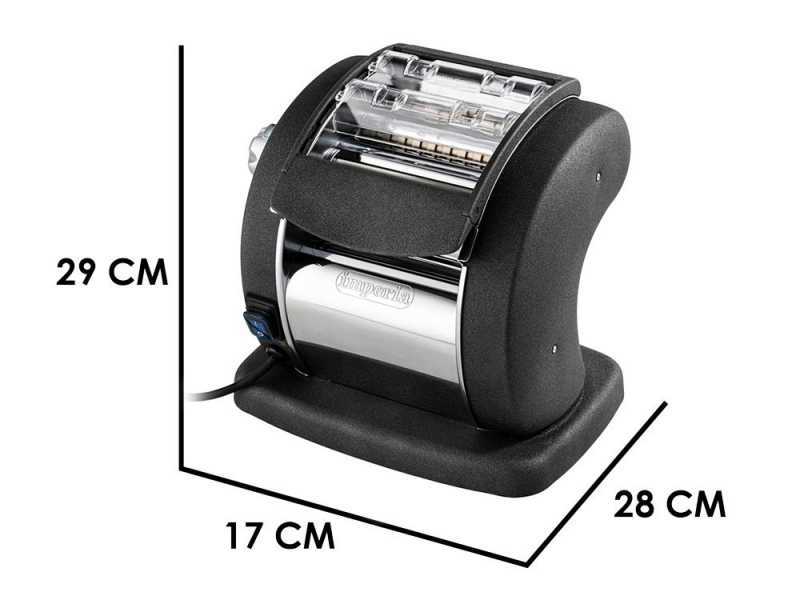 Imperia PastaPresto Gourmet gris anthracite - Machine &agrave; p&acirc;tes &eacute;lectrique en INOX