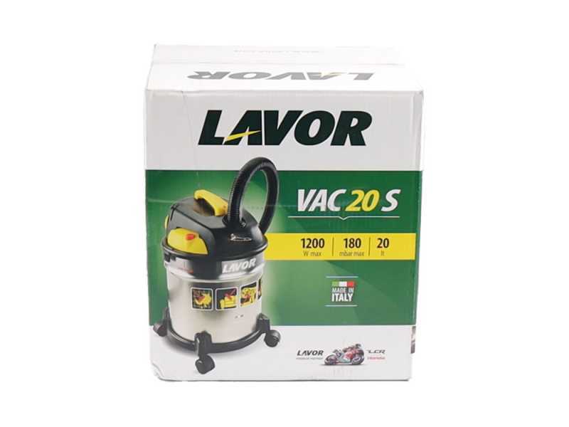 Lavor VAC 20 S - Aspirateur multifonction - (4 en 1) aspirateur eau et poussi&egrave;re + souffleur