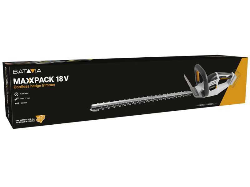 Batavia Taille-haie &agrave; batterie - lame de 61 cm en acier - SANS BATTERIE ET SANS CHARGEUR