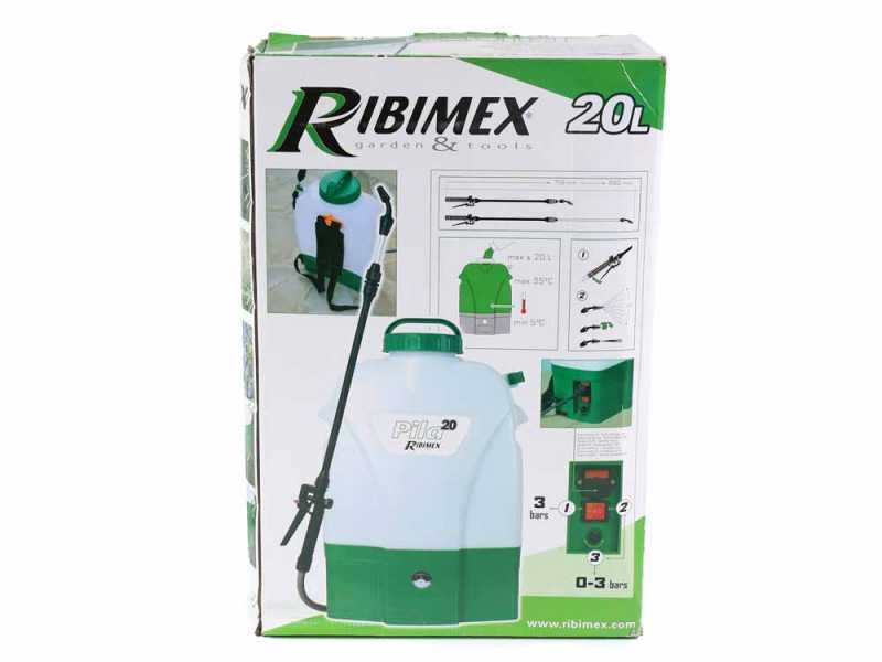 Ribimex PILA 20 - Pulv&eacute;risateur &agrave; dos sans fil - 20 litres - 12V/8Ah