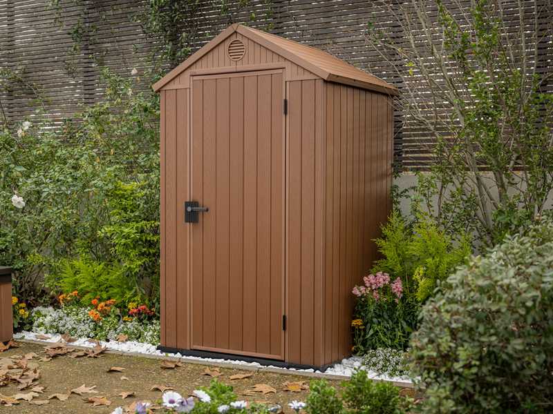 Keter Darwin marron - Abri de jardin - 123.8x117x205.1 cm