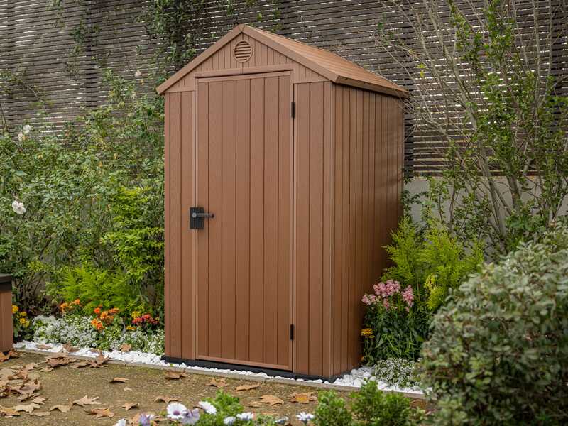 Keter Darwin marron - Abri de jardin - 123.8x117x205 cm