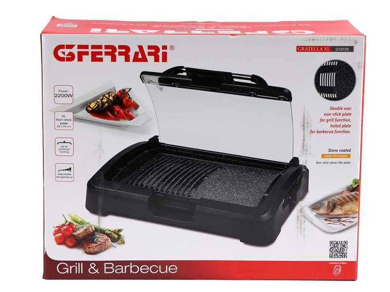 G3 Ferrari Gratella XL - Barbecue &eacute;lectrique portable et gril