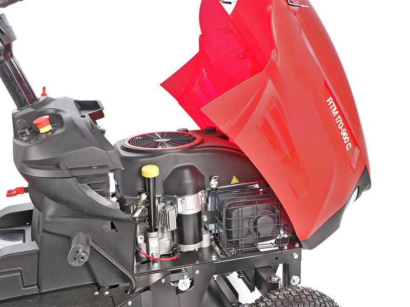 GeoTech-Pro RTM 170-960 C - Tracteur tondeuse - Boîte mécanique - Bac de ramassage