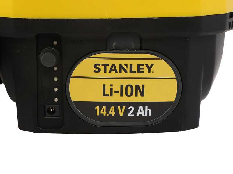 Stanley SXSPBS12E - Pulv&eacute;risateur &agrave; dos &agrave; batterie - 12 litres - 14,4V/2Ah