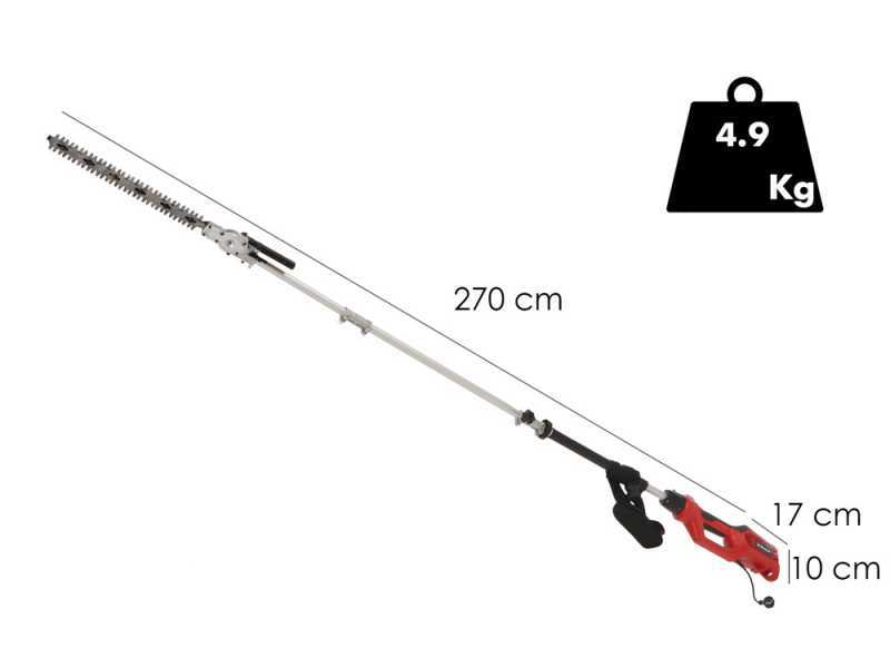 Einhell GC-HH 9046- Taille-haie &eacute;lectrique sur perche t&eacute;lescopique telescopica orientable