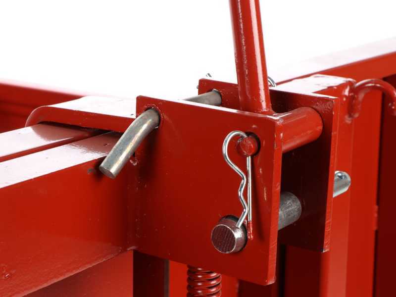 Francini P 130 - Benne de chargement pour tracteur - Basculante - 3 Ridelles ouvrables