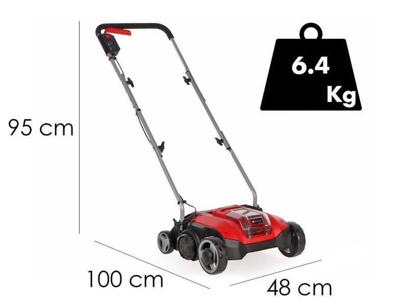 Einhell GC-SC 18/28 Li - A&eacute;rateur/Scarificateur &agrave; batterie 18V/4.0Ah