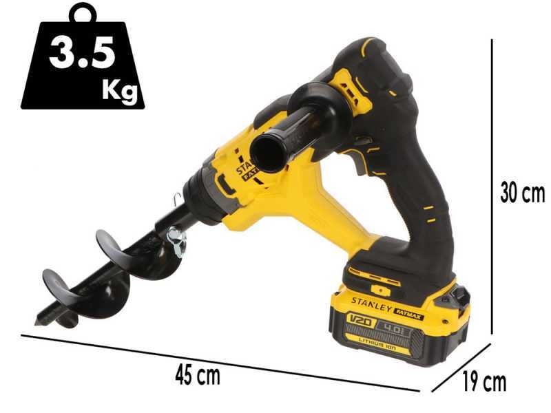 Stanley Fatmax SFMCGA75 - Tari&egrave;re &agrave; batterie - 20 V 4 Ah - M&egrave;che incluse  de 15.5 cm - SANS BATTERIE ET SANS CHARGEUR