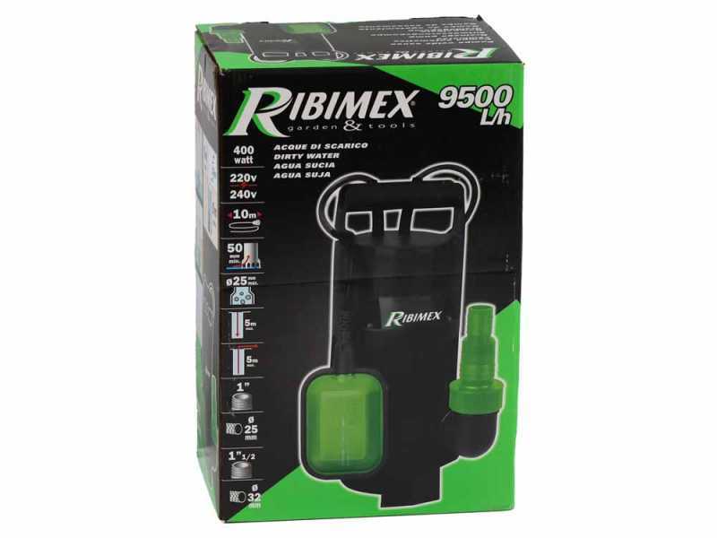 Ribimex PRPVC400C - Pompe immerg&eacute;e pour eaux charg&eacute;es - 400 W