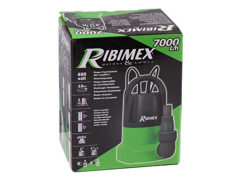 Ribimex PRPVC401SP - Pompe immerg&eacute;e &eacute;lectrique pour eaux claires - 400 W