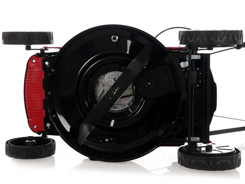 GeoTech S51-170 BMSGW ES - Tondeuse thermique tract&eacute;e  4 en 1 - lame de 51 cm - D&eacute;marrage &eacute;lectrique