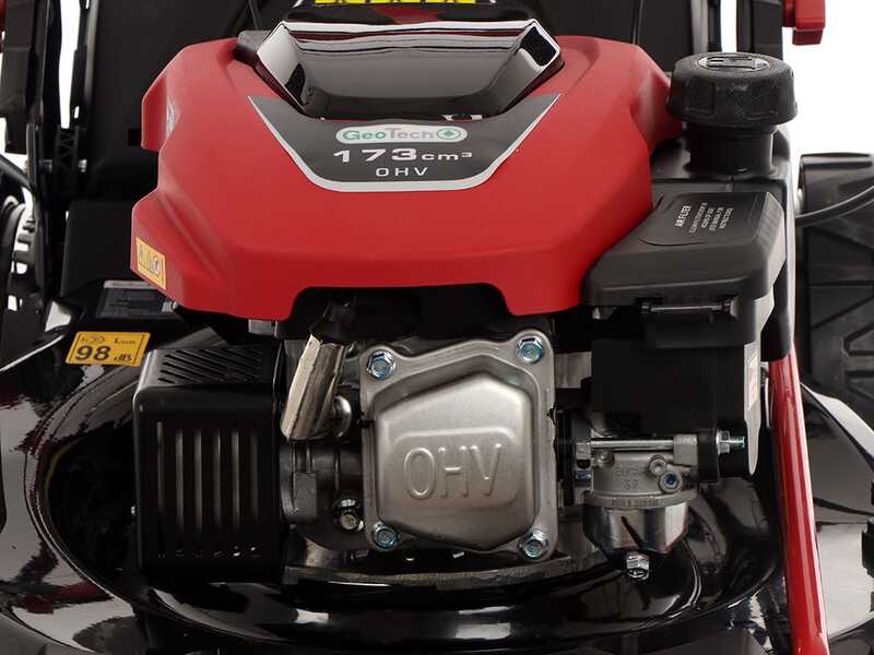 GeoTech S51-170 BMSGW ES - Tondeuse thermique tract&eacute;e  4 en 1 - lame de 51 cm - D&eacute;marrage &eacute;lectrique