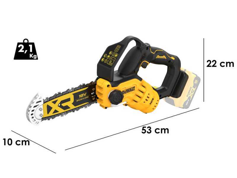 DeWalt DCMPS520N-XJ - Tron&ccedil;onneuse &eacute;lectrique de taille - SANS BATTERIE ET SANS CHARGEUR