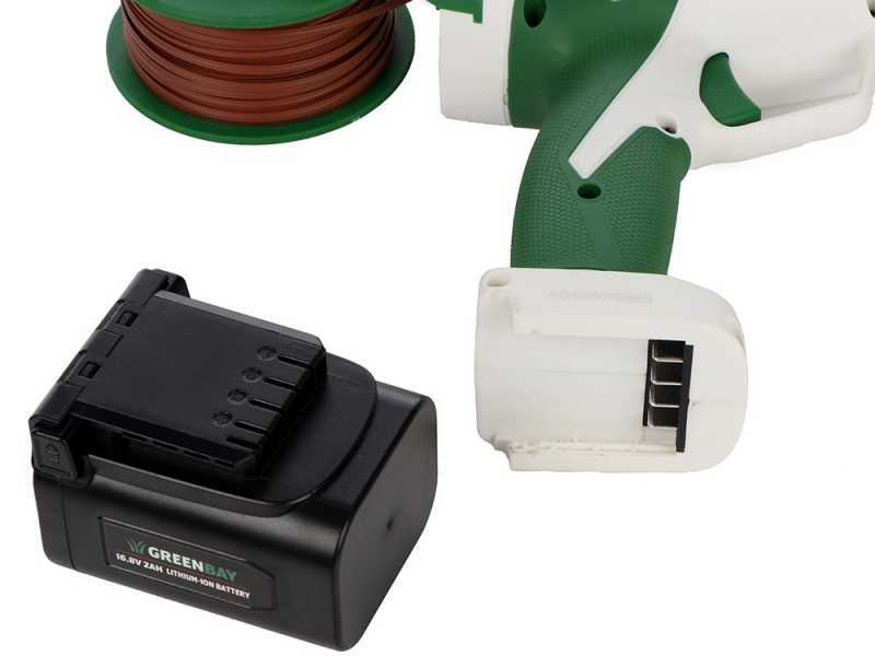 GreenBay TopTie 840 - Lieuse pour vignoble &agrave; batterie - 2 x 16.4V 2Ah