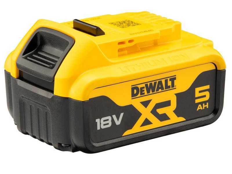 DeWalt DCMPS520P1-QW - Tron&ccedil;onneuse de taille &eacute;lectrique 18V 5Ah - Guide de 20 cm