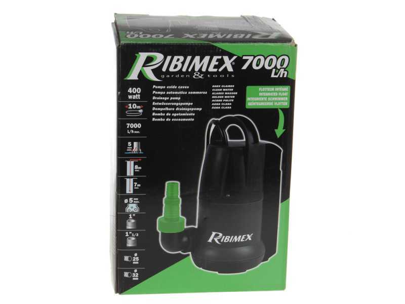 Ribimex PRPVC350A - Pompe immerg&eacute;e automatique - Eaux claires - 400 W