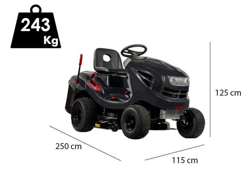 AL-KO T18-103.4 HD-A V2 - Tracteur tondeuse - Bo&icirc;te hydrostatique - bac de ramassage