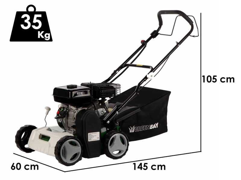 GreenBay PS 700-25 kit brosse - Scarificateur thermique polyvalent - Balayeuse