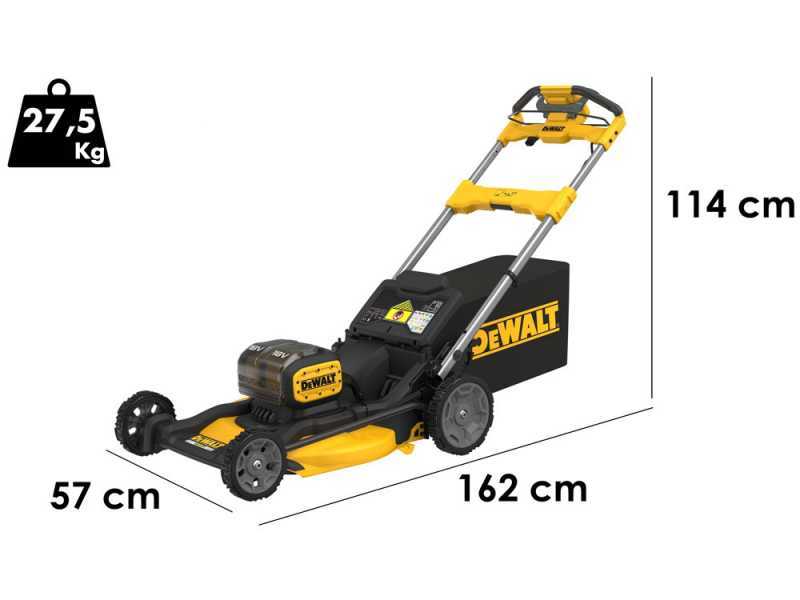 DeWalt DCMWSP156N-XJ - Tondeuse autotract&eacute;e &agrave; batterie - Coupe 53 cm - 2x 18V 5Ah