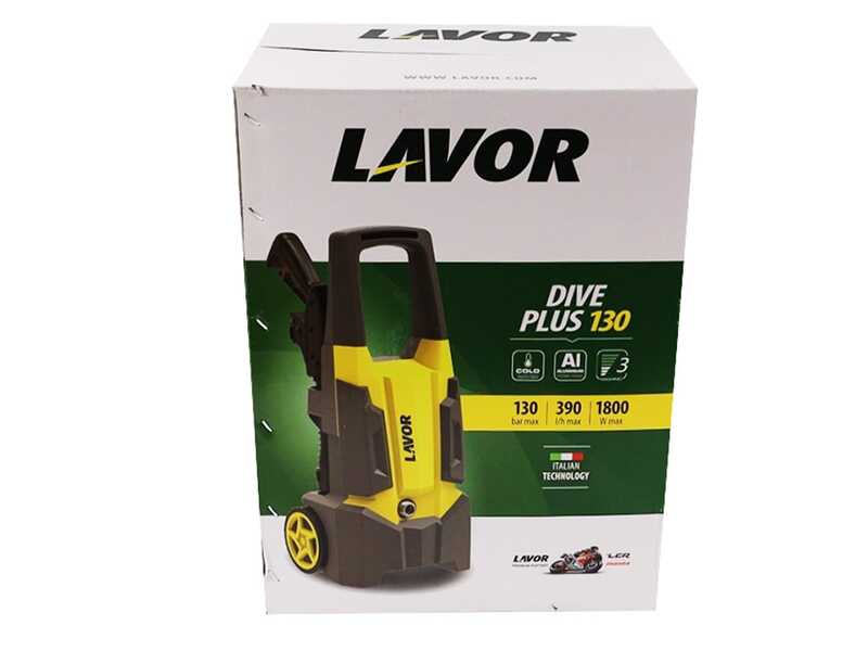 Lavor Dive Plus 135 - Nettoyeur haute pression eau froide + Autolaveuse et hydrobrosse - Max 135 bars - 390 l/h