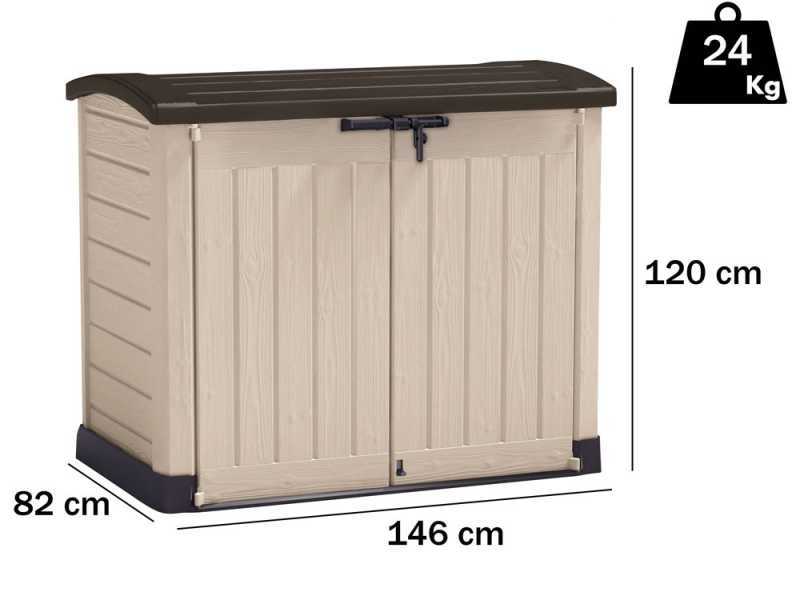 Keter Store it Out Arc beige - Armoire &agrave; outils pour le jardin