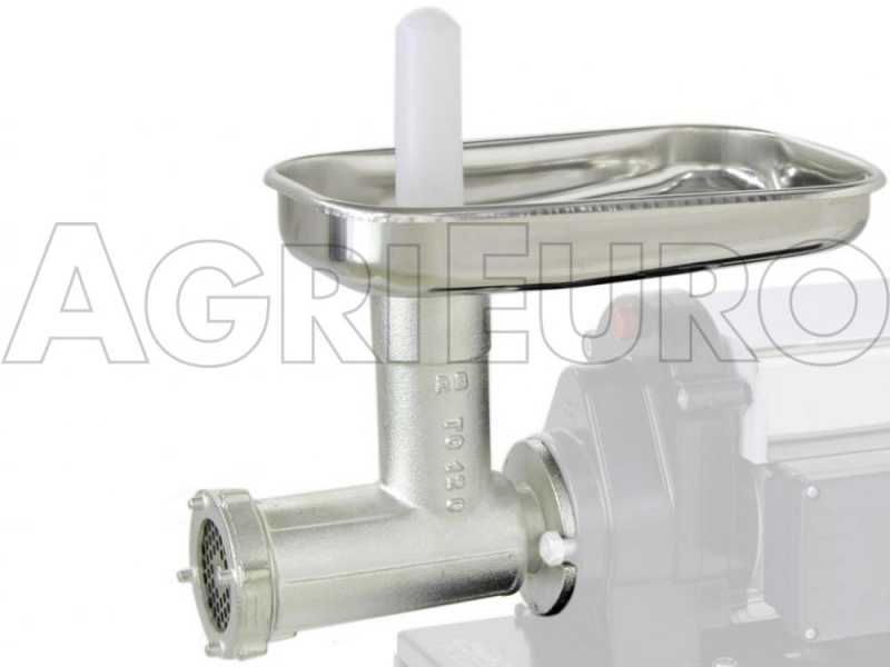 Accessoire hachoir &agrave; viande N.12 Reber avec plateau INOX