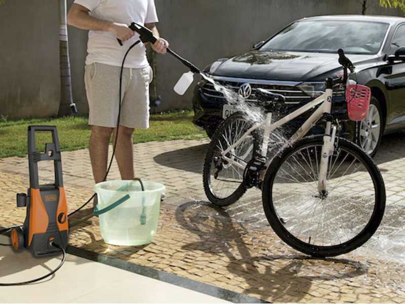 Black &amp; Decker PW1450TDL-QS - Nettoyeur haute pression &agrave; eau froide - 105 bars - 426 l/h