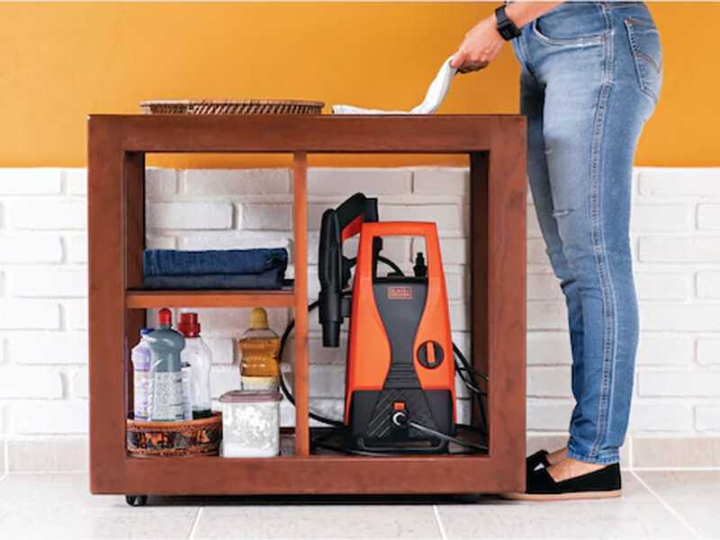 Black &amp; Decker PW1450TD-QS - Nettoyeur haute pression &agrave; eau froide - 105 bar - 426 l/h