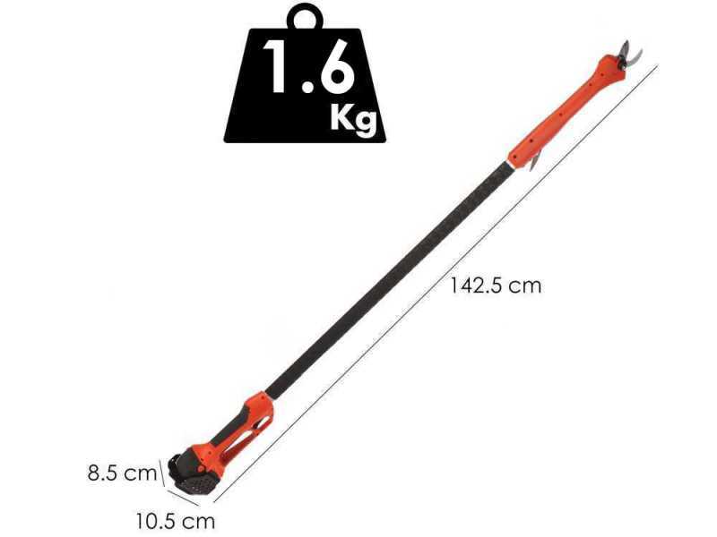 Stocker Magma E-140 TR - S&eacute;cateur &eacute;lectrique de taille sur perche - 21.6V - Diam&egrave;tre de coupe 25 mm - SANS BATTERIE