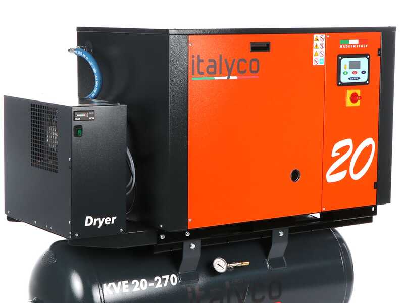 Italyco KVE 20/270 Premium - Compresseur rotatif &agrave; vis - Pression max 10 bar