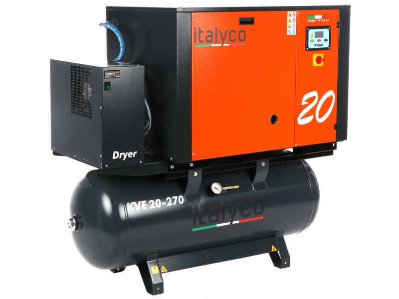 Italyco KVE 20/270 Premium - Compresseur rotatif &agrave; vis - Pression max 10 bars