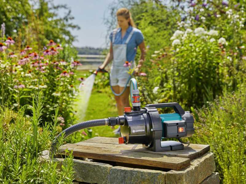 Gardena 3700/4 BASIC - Pompe de jardin 800 W - 4,1 bars - 3 700 l/h