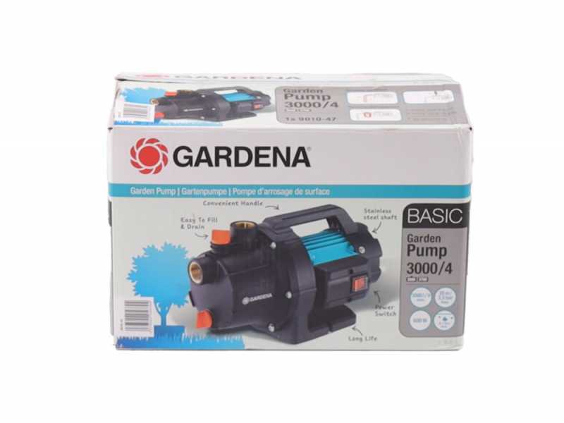 Gardena 3700/4 BASIC - Pompe de jardin 800 W - 4,1 bars - 3 700 l/h