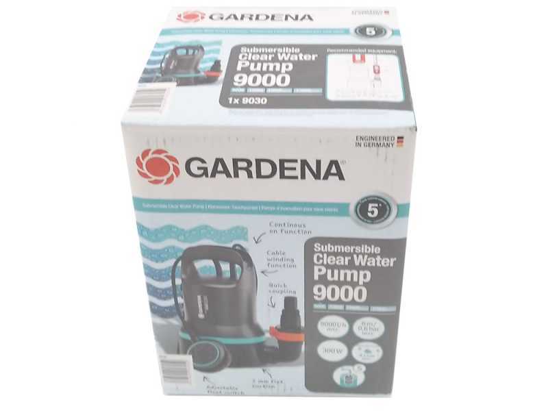 Gardena 8600 BASIC - Pompe immerg&eacute;e pour eaux claires - 400 W - 8600 l/h - 0.55 bars