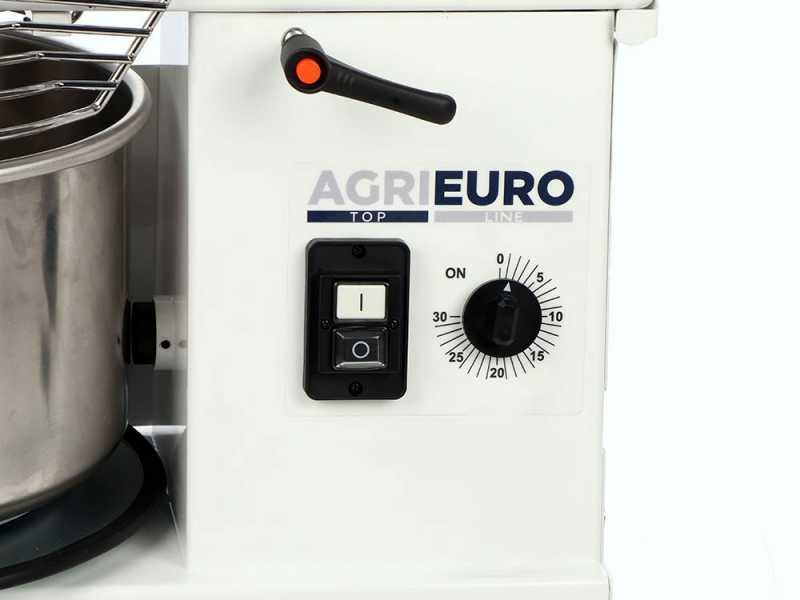 P&eacute;trin &agrave; spirale &agrave; t&ecirc;te relevable Mixer 3000 T Deluxe - De 24 Kg triphas&eacute; 1 vitesse