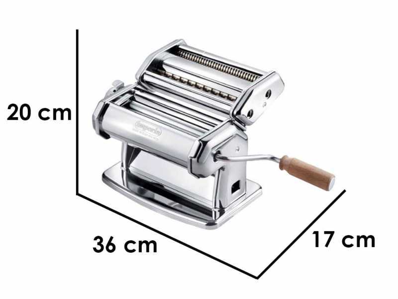 Imperia iPasta T.2/6,5 mm - Laminoir - Machine &agrave; p&acirc;tes manuelle en INOX