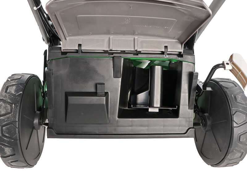 GreenBay GB-LM 51 - Tondeuse &agrave; gazon autotract&eacute;e 4 en 1 -  Moteur thermique de 196cc