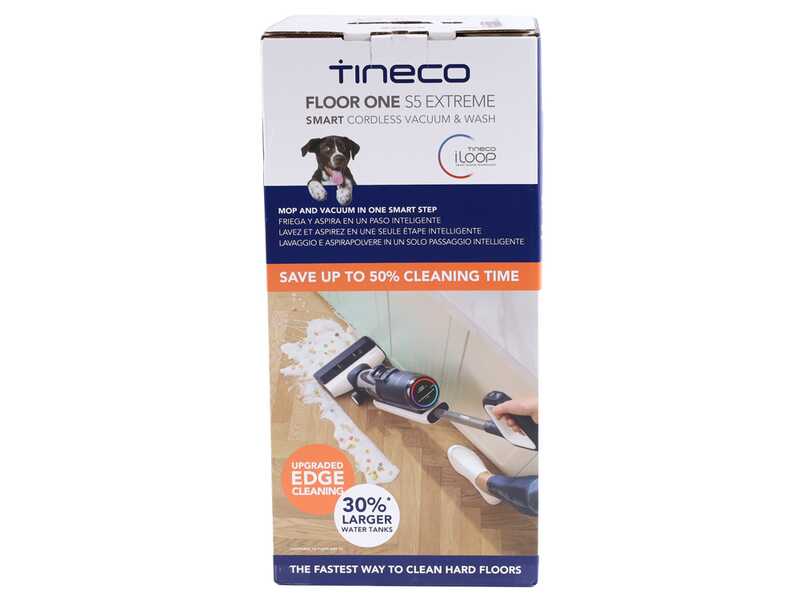 Tineco Floor One S5 Extreme - Nettoyeur de sols &agrave; batterie smart - 3 en 1 :  lave, s&egrave;che et aspire