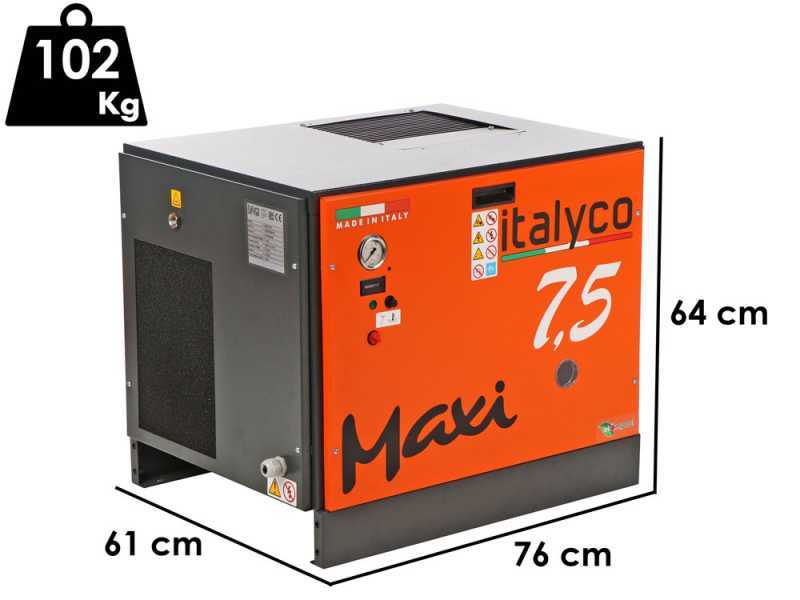 Italyco Maxi 8 - Compresseur rotatif &agrave; vis - Pression max 10 bars