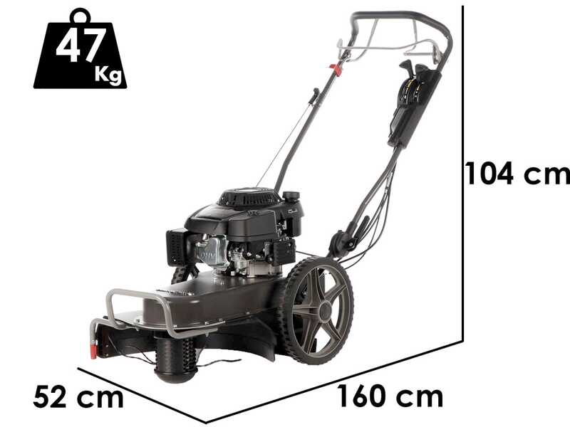 Weibang WBLT567SC - D&eacute;broussailleuse &agrave; roues &agrave; essence - 4 temps - Autotrcat&eacute;e