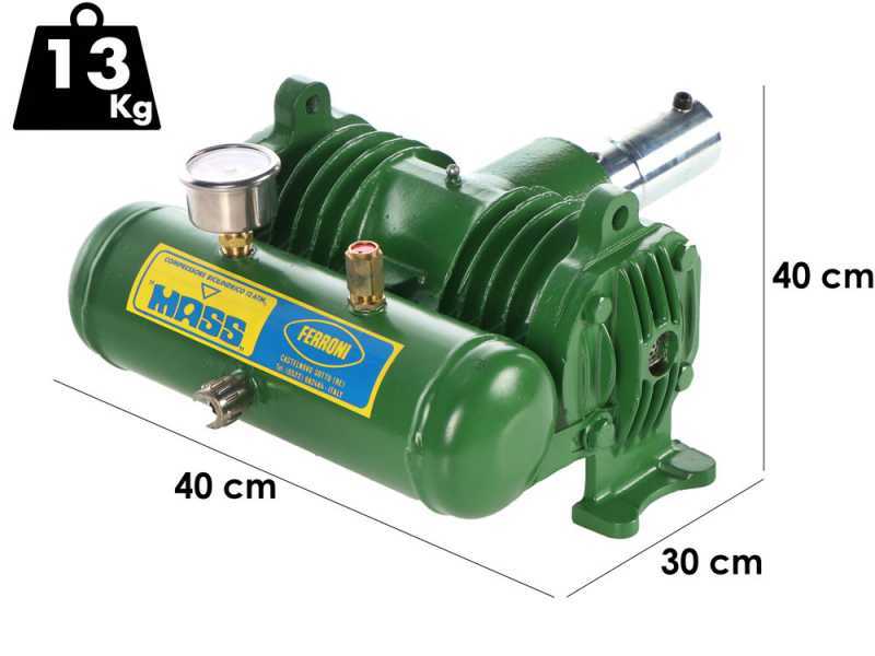 Ferroni Mass - Compresseur avec raccord &agrave; tracteur